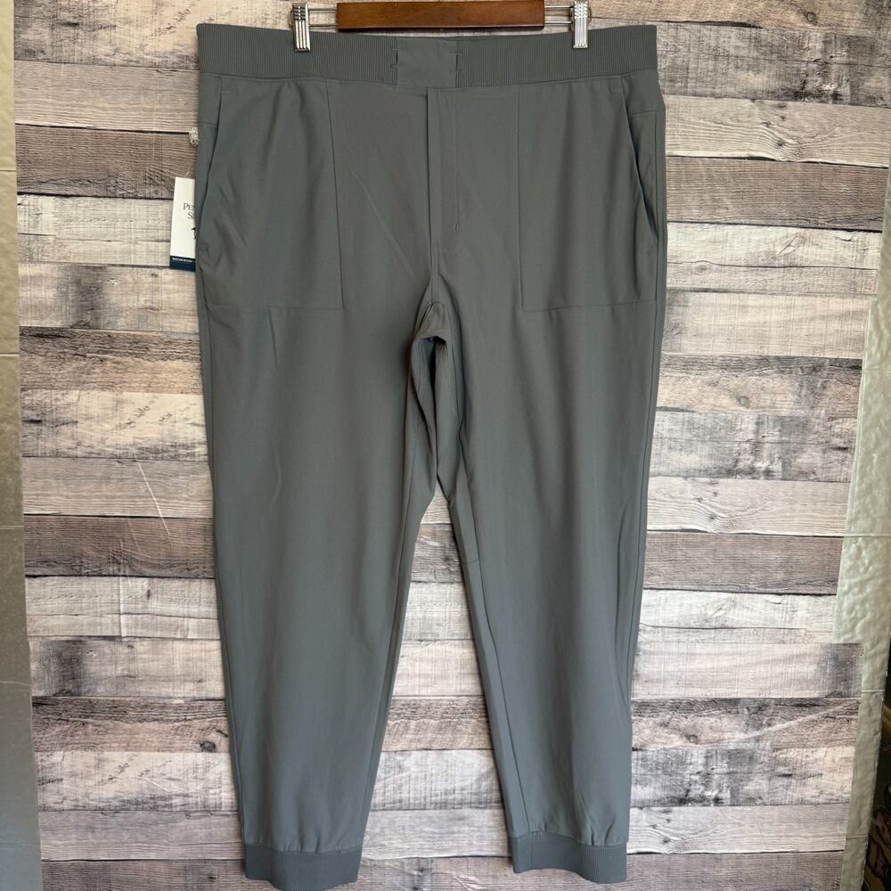 Penguin Sport Jogger Pants Mens XL Gray Quiet Shade Performance NEW